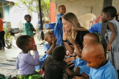Children under school age volunteering and internship in Africa