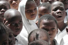 Children under school age volunteering and internship in Africa