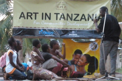 Art in Tanzania HIV concert at Ununio village