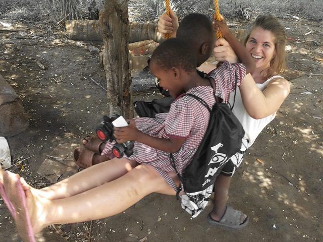 Volunteering for the ’International Day of the African Child’ event